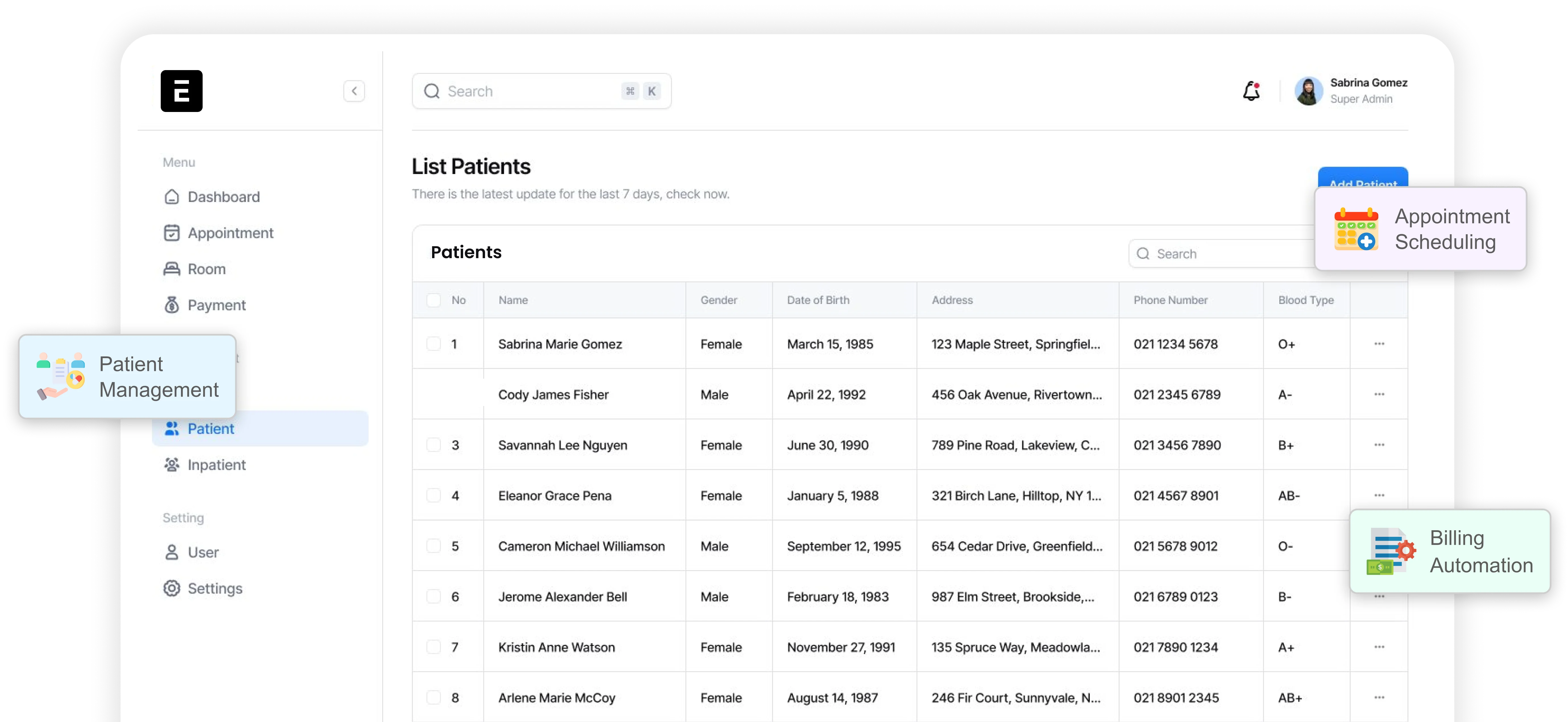 Clinic ERP Software