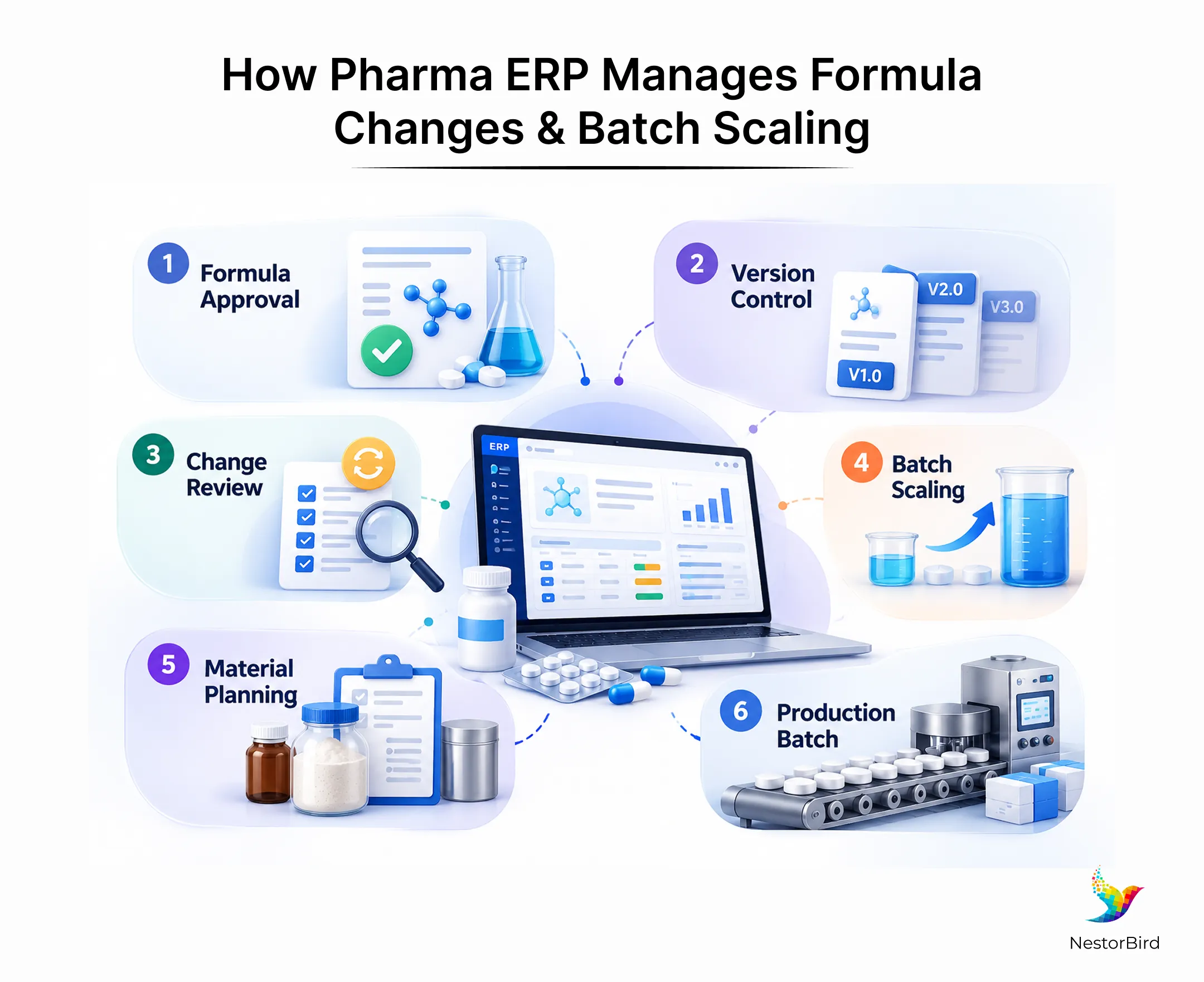 How Pharma ERP Manages Formula Changes, Batch Scaling & Production ...